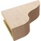 Ekena Millwork 4"W x 12"D x 8"H Classic Greensboro Rough Cedar Woodgrain TimberThane Corbel, Primed Tan CORUR04X12X08GRNRCPR - alternate 4
